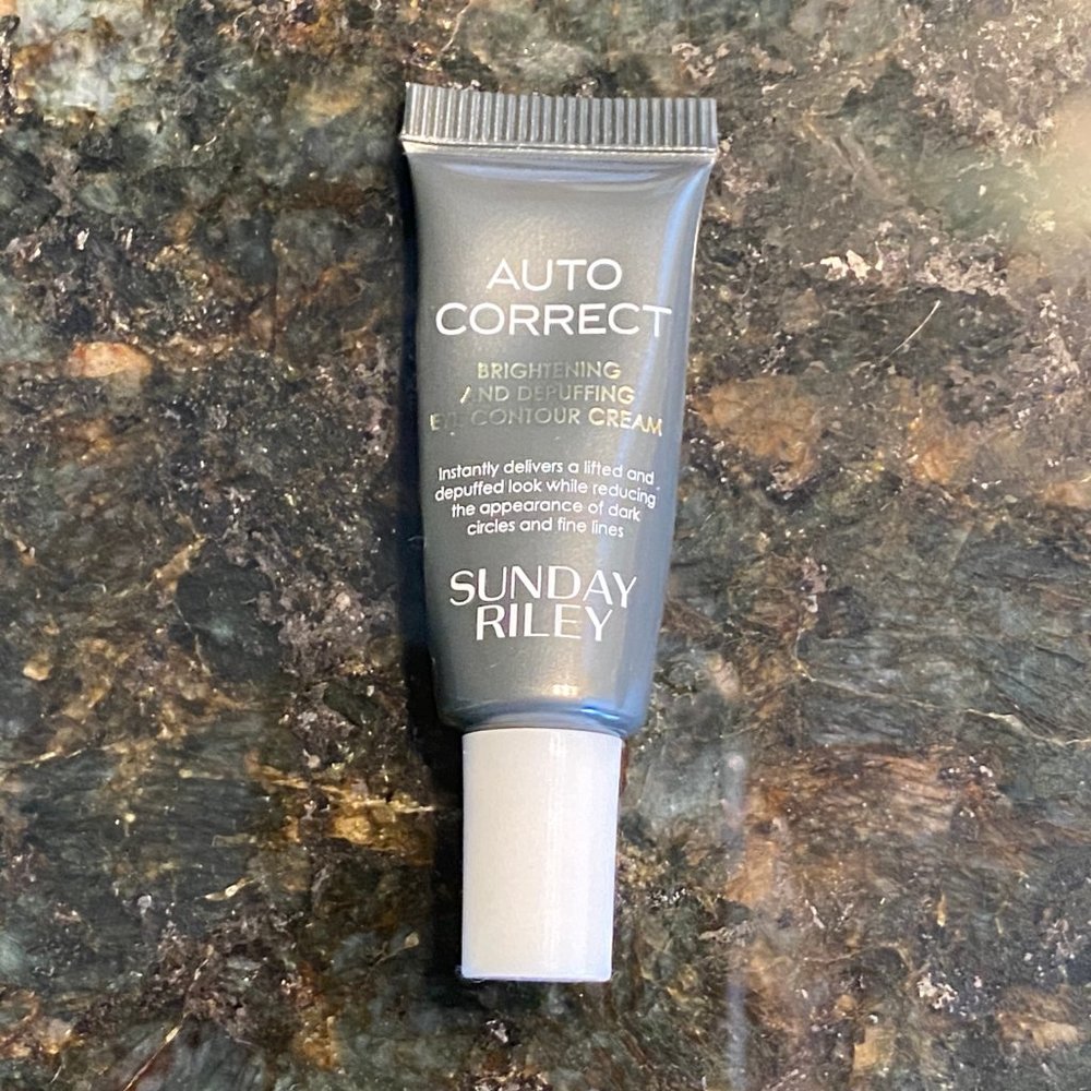 Sunday Riley Auto Correct Depuffing Cream, 3 ml